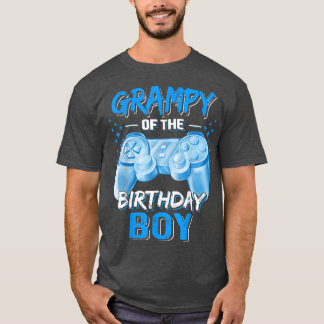 T-shirt Grampy of Birthday Boy Matching Video Game Bir