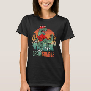 T-shirt Gramsaurus Rex Gram Saurus Dinosaur Grandma Sungla