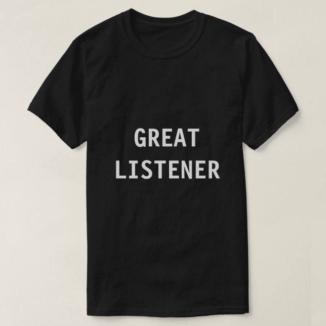 T-shirt Grand ami d'écouteur (Design devant)
