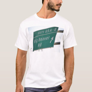 T-shirt Grand annuler 69 de route de castor de signe drôl