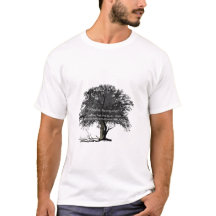 Grand Arbre Art Noir -Illustration de la Nature en