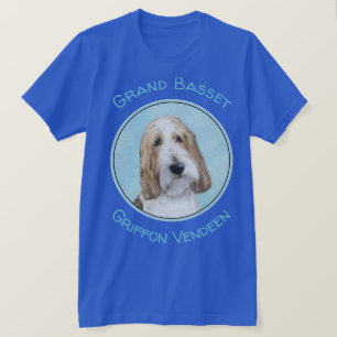 T-shirt Grand Basset Griffon Vendeen - Art Chien original