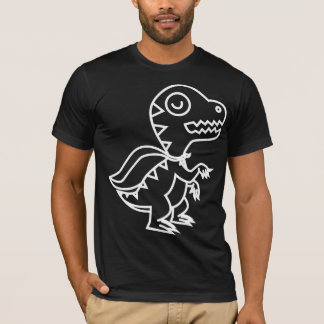 T-shirt Grand blanc de Rex d'arc-en-ciel