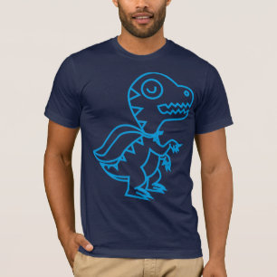 T-shirt Grand bleu de Rex d'arc-en-ciel