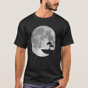 T-shirt Grand Bonsai Arbre Lune tenue Amour Jardinage
