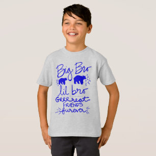 T-shirt Grand Bro Lil Bro Correspondant Cadeaux Ours T-shi