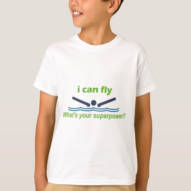T-shirt Grand cadeau pour la nageuse de course de papillon (Devant)