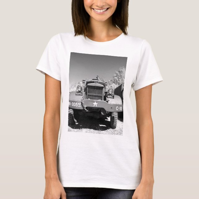 T-shirt Grand camion d'armée (Devant)