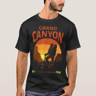 T-shirt Grand Canyon National Park - Rim - Rim - Rétro