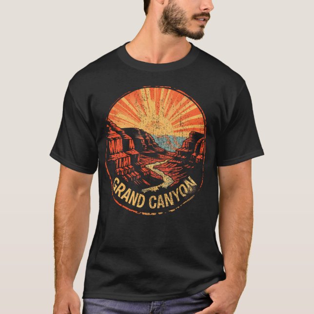 T-shirt Grand Canyon - Parc national des États-Unis Hommes (Devant)