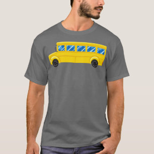 T-shirt Grand chauffeur de bus scolaire jaune qui ramène l