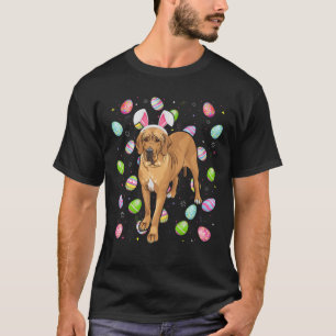T-shirt Grand Chien Danse Oeuf de Pâques Amant Grande Dans