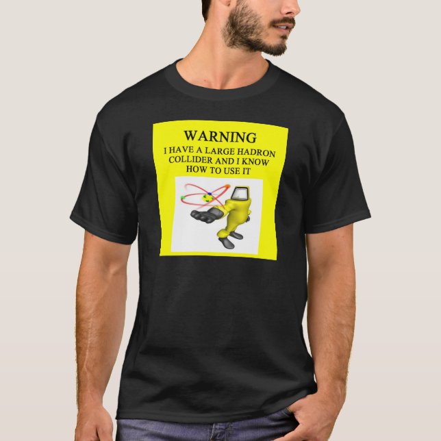 T-shirt Grand collider de hadron de LHC (Devant)