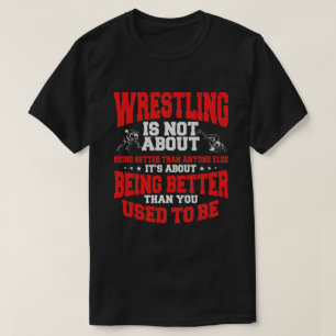 T-shirt Grand Conception de lutte lutteur lutteur dire vêt