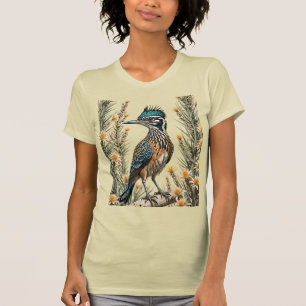 T-shirt Grand Courrier Entouré De Fleur Du Yucca 3