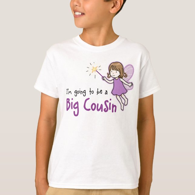 T-shirt Grand cousin à être - fée (Devant)