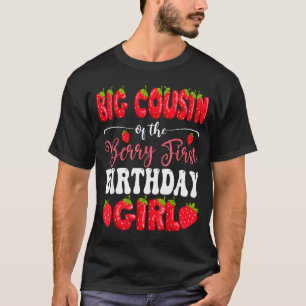 T-shirt Grand cousin de la baie fille du premier anniversa