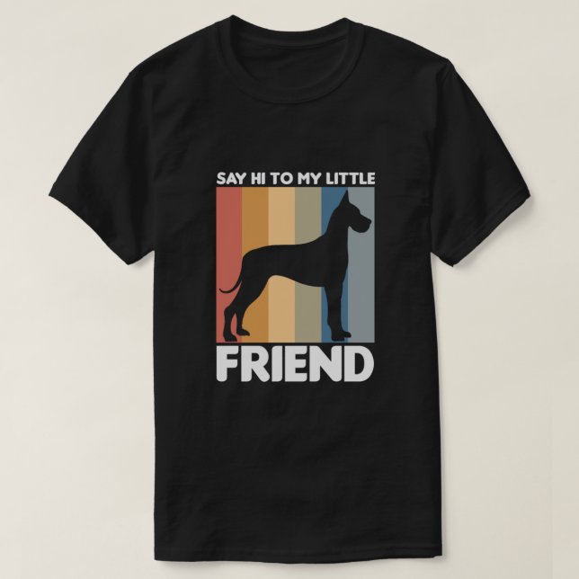 T-shirt Grand Dane Chien Propriétaire Chien race Amoureux  (Design devant)