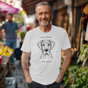 T-shirt Grand Dane Portrait