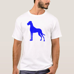 T-shirt Grand Danois bleu