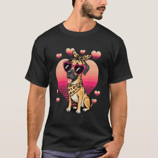 T-shirt Grand Danois Saint-Valentin