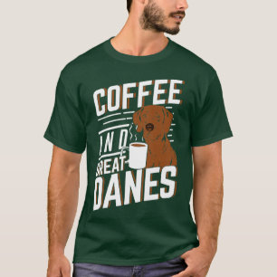 T-shirt Grand Danse Allemand Mastiff Chien Propriétaire Ca