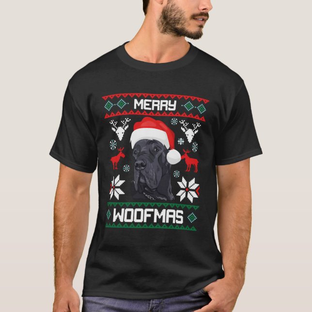 T-shirt Grand Danse Pour Merry Woofmas (Devant)