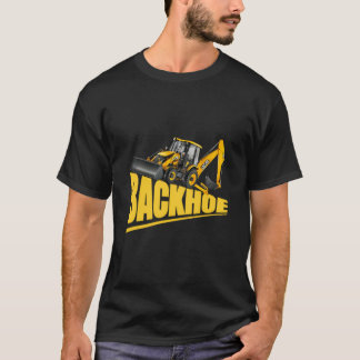 T-shirt Grand Équipement Lourd Conception Backhoe Pour Les