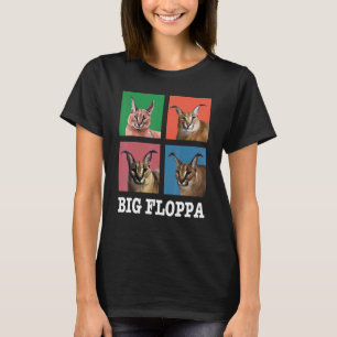 T-shirt Grand Floppa Meme chat Mignon Caracal Chat boîte c