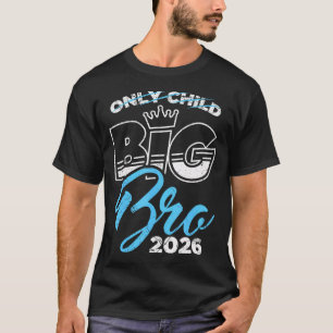 T-shirt Grand Frère Petit Frère 2026 Enfant Unique Était H