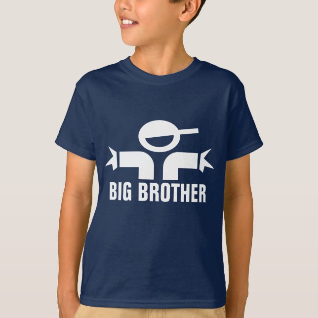 T-shirt grand frère pour enfants (Devant)