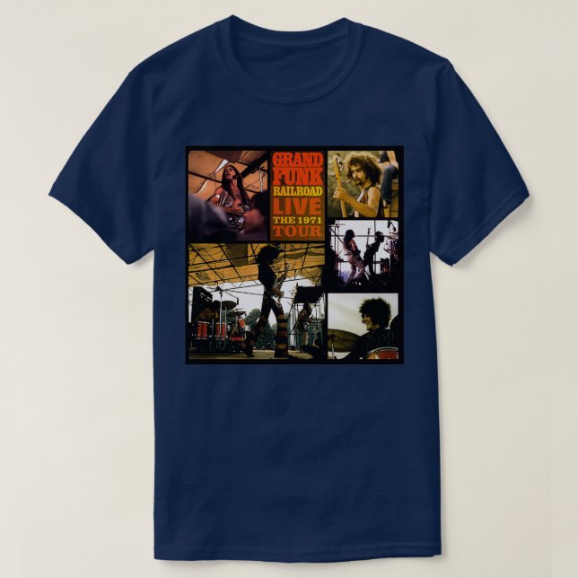 T-shirt Grand Funk Live 1971 (Design devant)