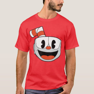 T-shirt Grand garçon de jeu vidéo au visage souriant