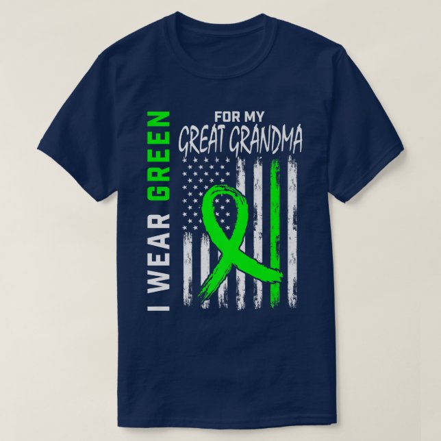 T-shirt Grand grand-mère Maladie du rein Cérébral Palsy Aw (Design devant)