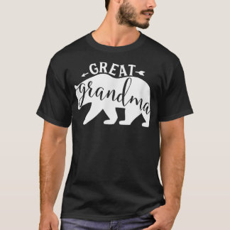 T-shirt Grand grand-mère ours grand-mère Tee grand-mère T 
