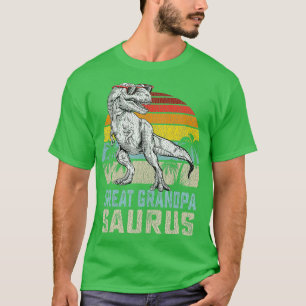 T-shirt Grand-grand-pasaurus T Rex Dinosaur Grand-père Sau
