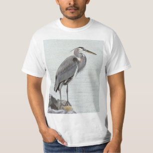 T-shirt Grand Héron Bleu