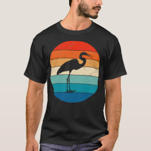 T-shirt Grand Héron bleu 1