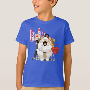 T-shirt Grand héros 6  Programmé pour Hug Valentine