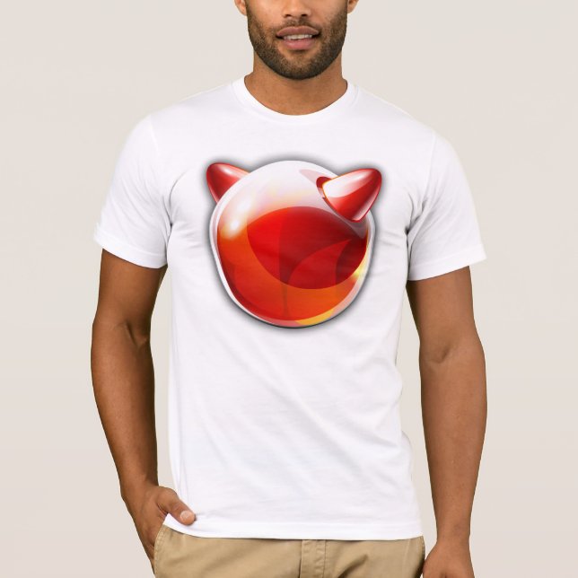 T-shirt Grand logo de FreeBSD (Devant)