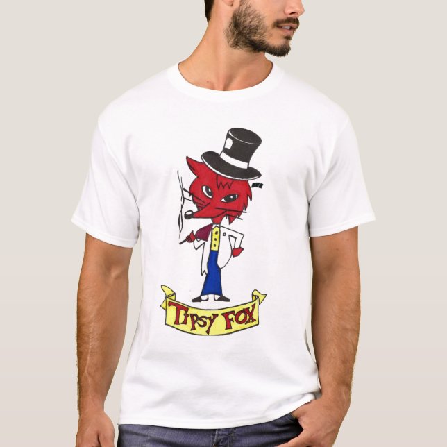 T-shirt Grand logo pompette de Fox (Devant)