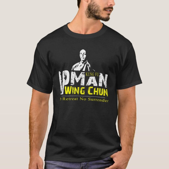 T-shirt Grand Maître "Ip Man" Wing CHun - Kung Fu (Devant)