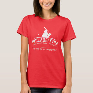 T-shirt Grand-maman affectueuse de base-ball de