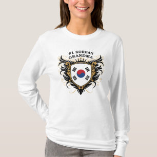 T-shirt Grand-maman coréenne du numéro un