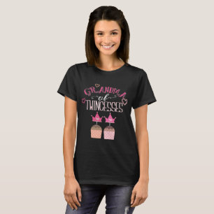 T-shirt Grand-maman de cadeau jumeau de Twincesses de
