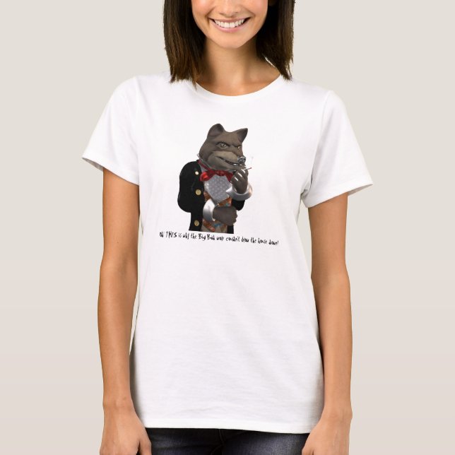 T-shirt Grand mauvais loup (Devant)