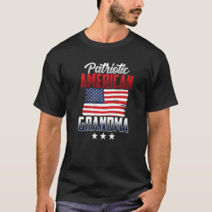 T-shirt Grand-mère américaine patriotique États-Unis Patri