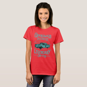 T-shirt Grand-mère au taxi : Un chauffeur légendaire