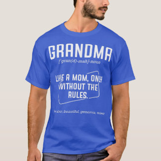 T-shirt Grand-mère Bonheur Sage Fête des Mères Famille Mam