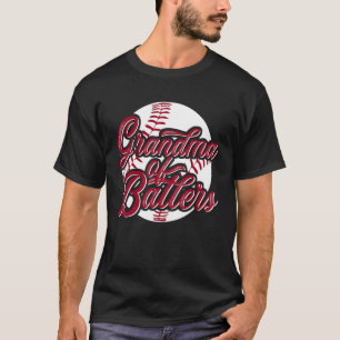 T-shirt Grand-Mère De Ballers Baseball Papa Softball